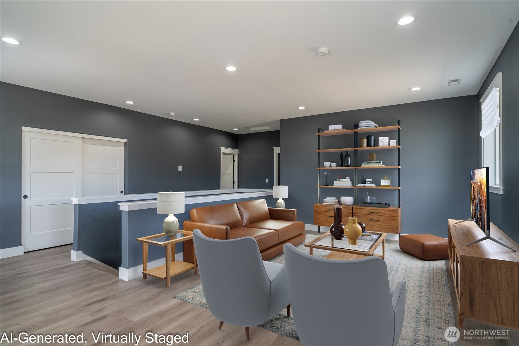 201 Bridgeview Drive Vantage, WA 98950 - Photo 9 of 40 a living room with furniture a rug and a flat screen tv