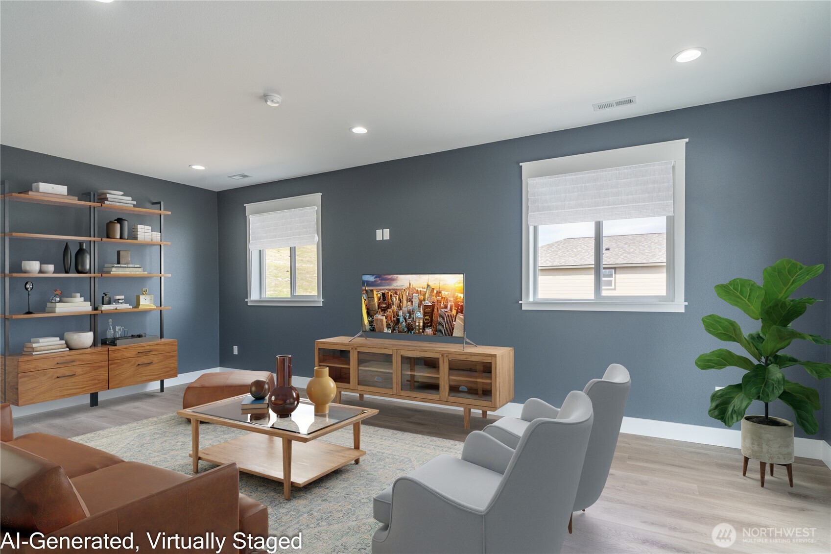 201 Bridgeview Drive Vantage, WA 98950 - Photo 10 of 40 a living room with furniture potted plant and window