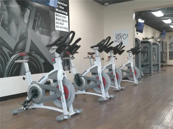 a view of swimming pool from a balcony
