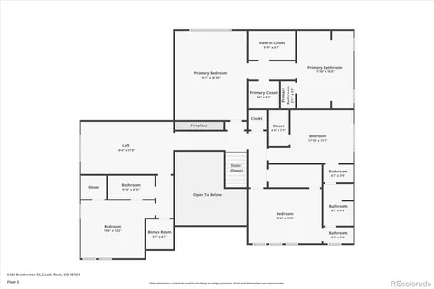 $1,355,000 | 5423 Brotherton Court, Castle Rock, CO 80104