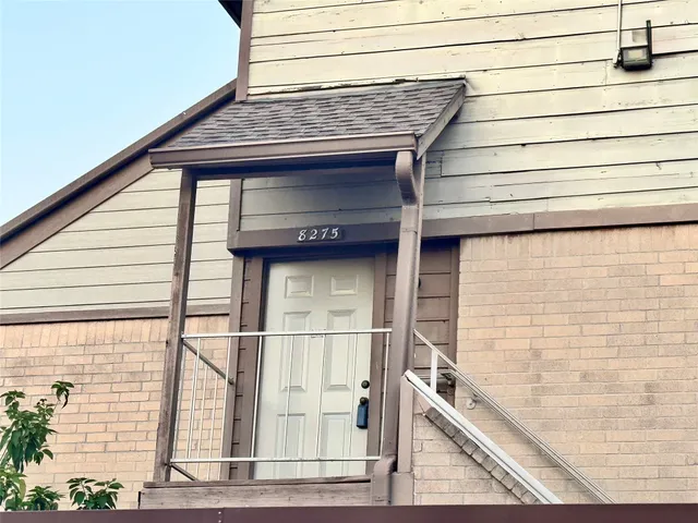 a view of front door