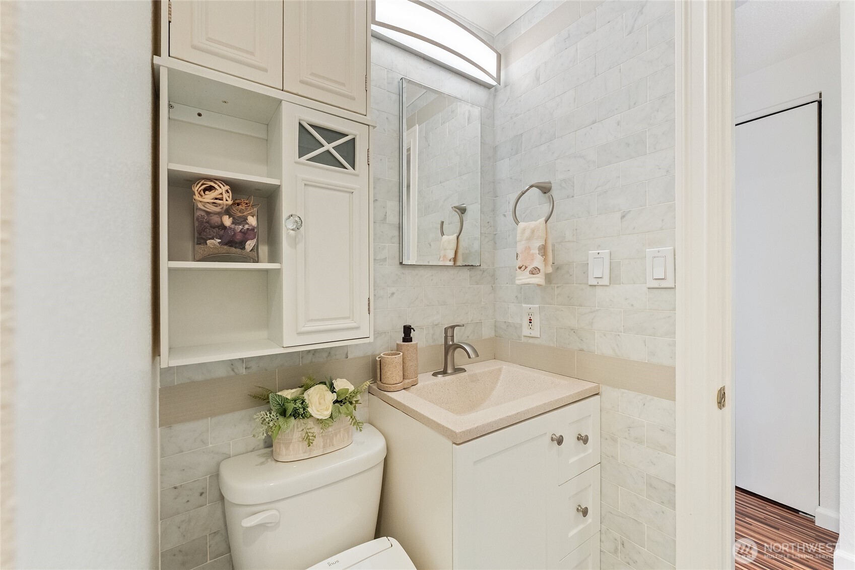 10107 Meridian Avenue Everett, WA 98208 - Photo 16 of 26 a bathroom with a sink toilet and shower