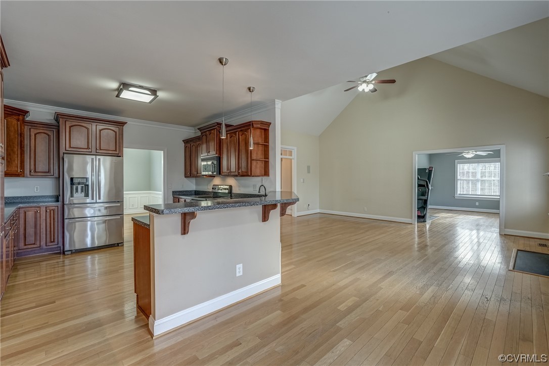 13220 2nd Branch Road Chesterfield, VA 23838 - Photo 19 of 50 a view of a kitchen with furniture and wooden floor
