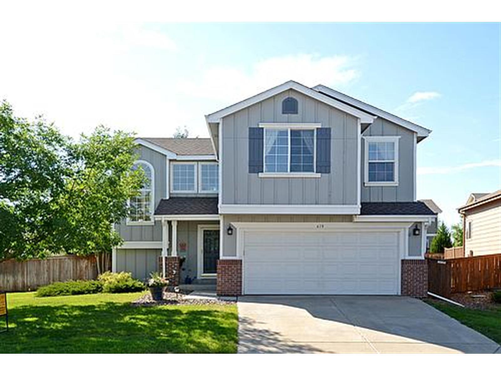 610 Timbervale Trail Highlands Ranch, CO 80129 - Photo 1 of 1 a front view of a house with garden
