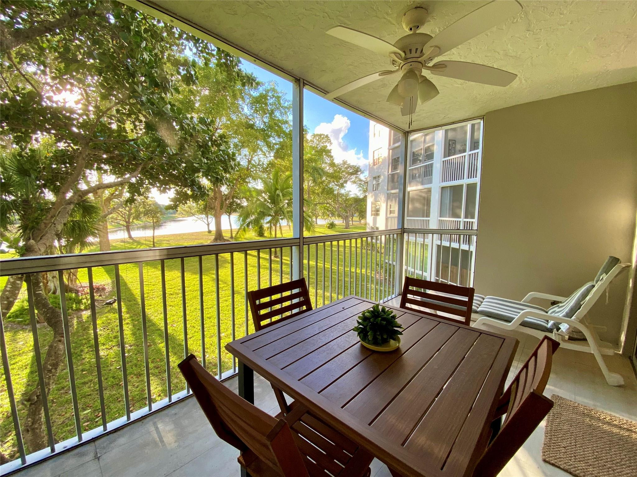 3010 North Course Drive, Unit 209 Pompano Beach, FL 33069 - Photo 5 of 39 Screened enclosed balcony
