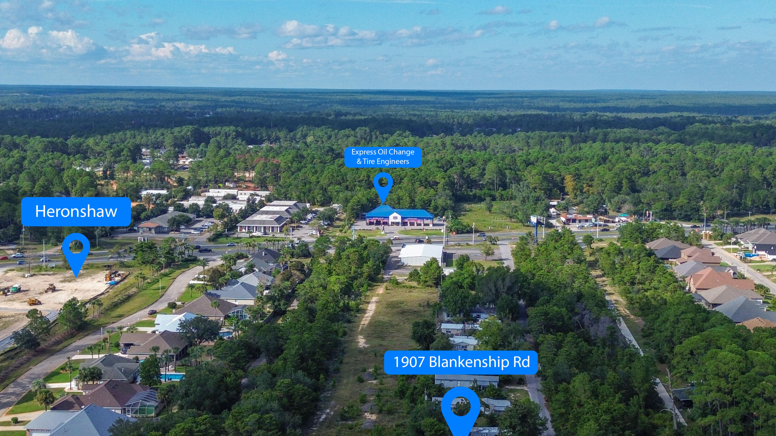 1907 Blankenship Road Navarre, FL 32566 - Photo 7 of 32 a view of a back yard