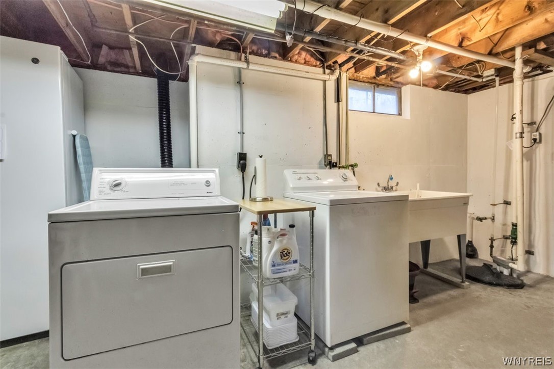 2932 Krueger Road Wheatfield, NY 14120 - Photo 25 of 26 basement laundry