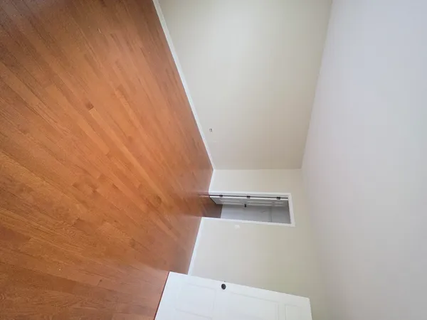 a bathroom with a window