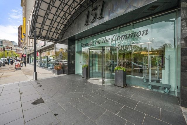 a view of steet with door