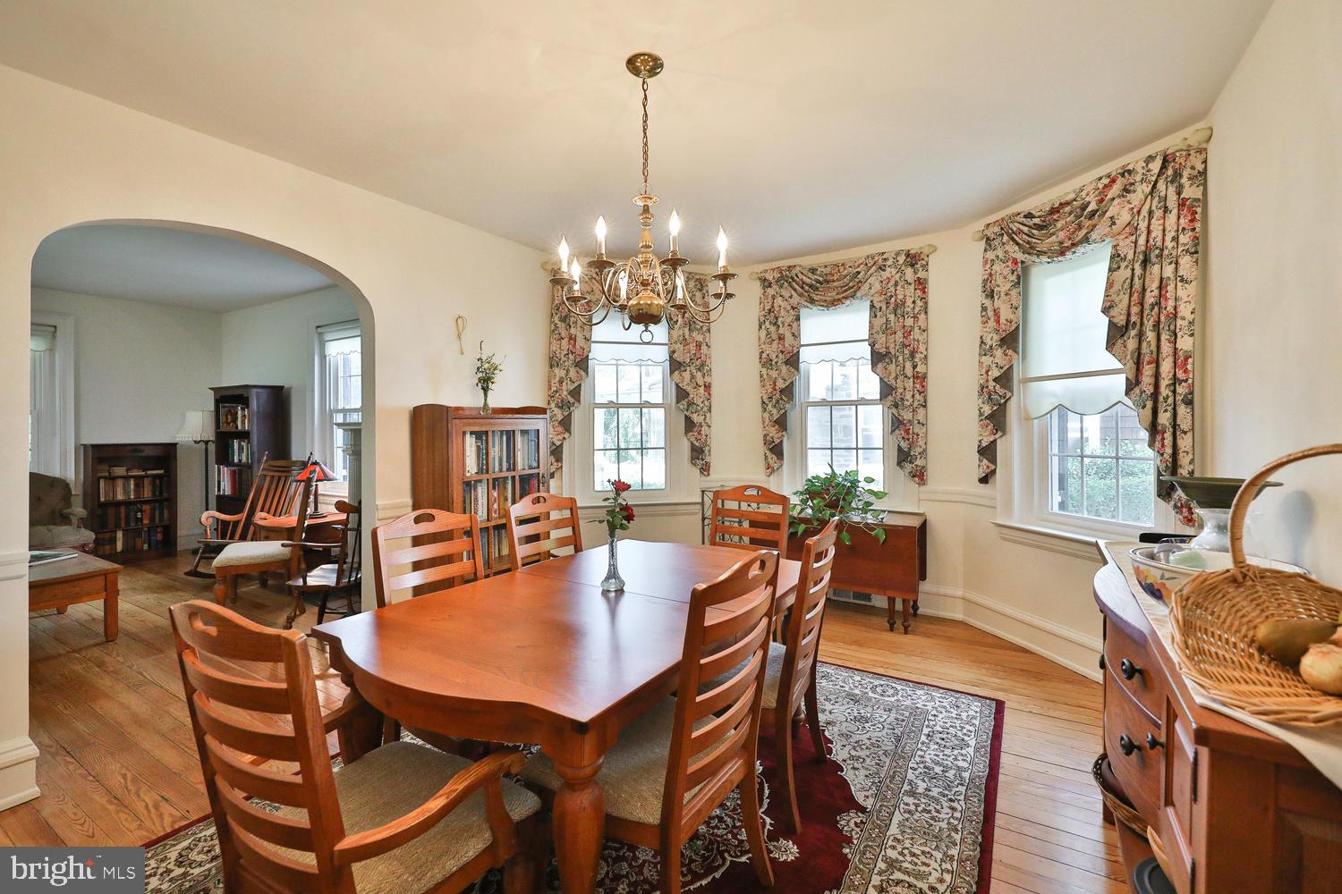229 Mather Road Jenkintown, PA 19046 - Photo 11 of 37 Large windows in Dining Room