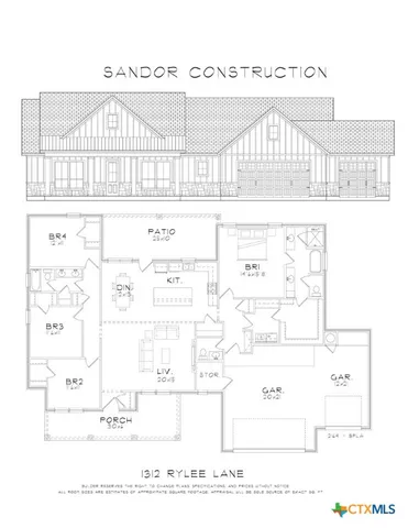 a black and white photo of a big room