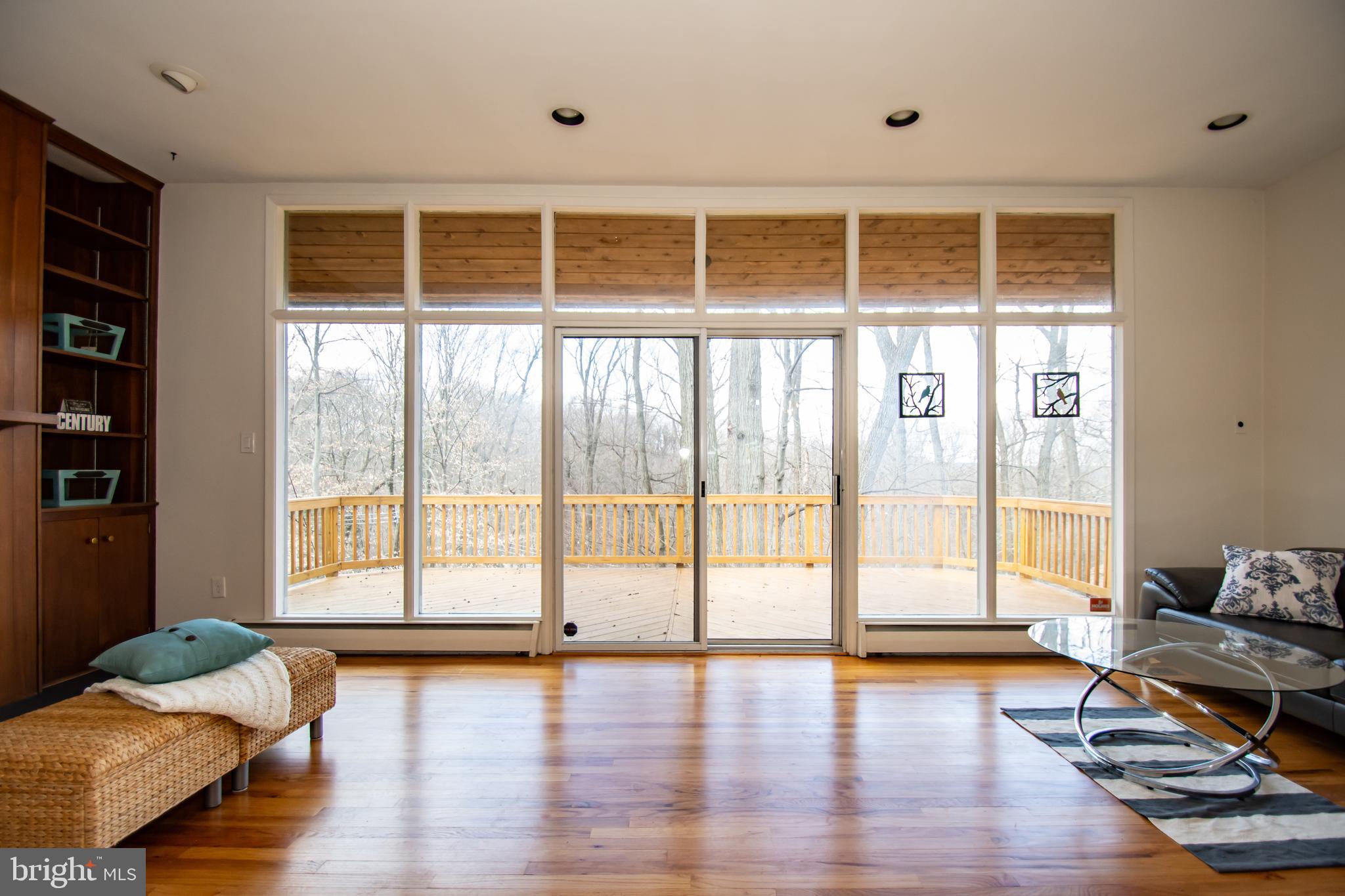 249 Orchard Road Paoli, PA 19301 - Photo 2 of 29 Living Room (with view of new deck)