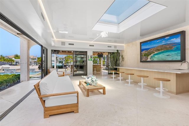 a view of a porch with furniture