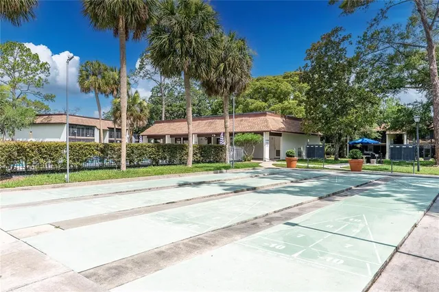 a view of outdoor space with swimming pool and patio