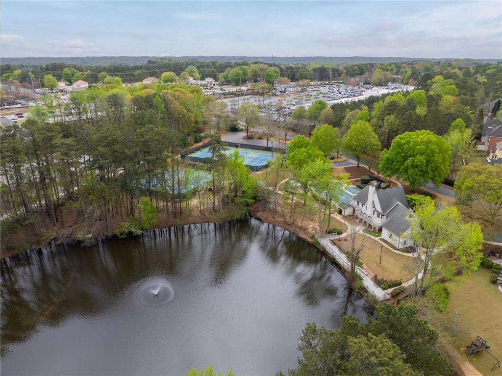 5335 Cottage Farm Road Johns Creek, GA 30022 - Photo 54 of 60 a view of a lake with a city