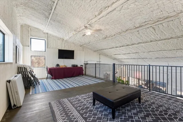 a view of a lake with outdoor space