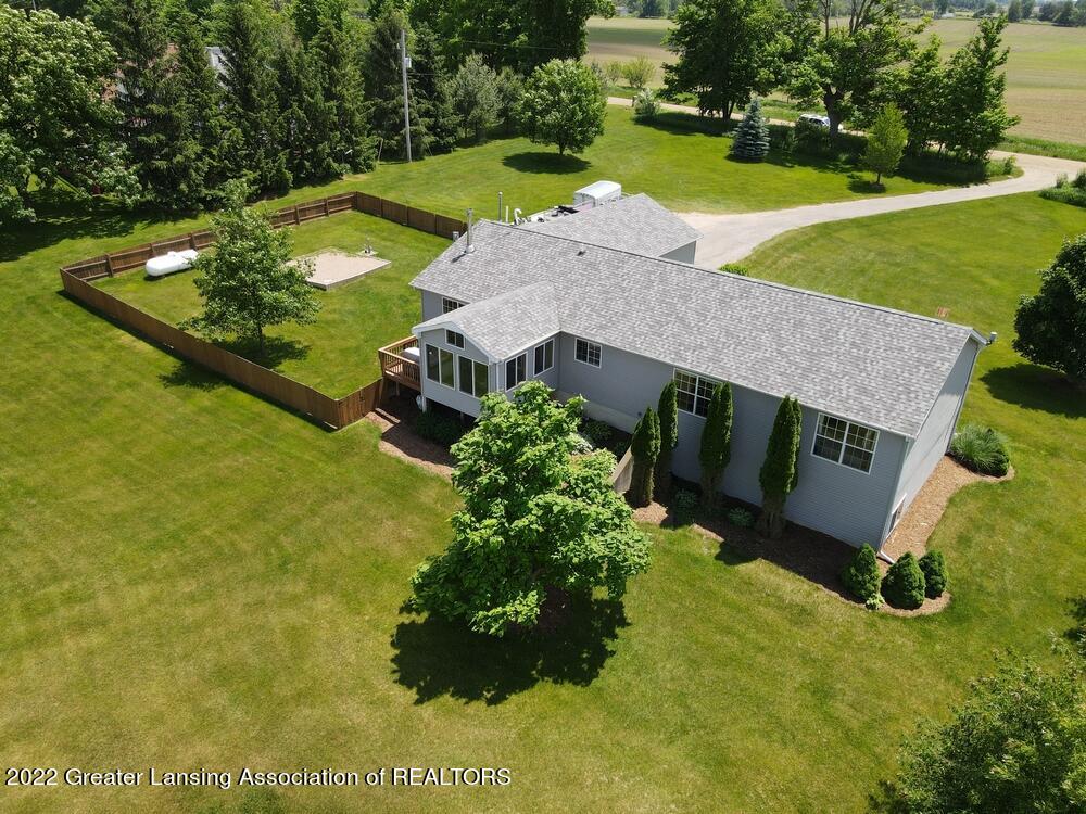 15200 West Herbison Road Eagle, MI 48822 - Photo 46 of 48 Rear aerial
