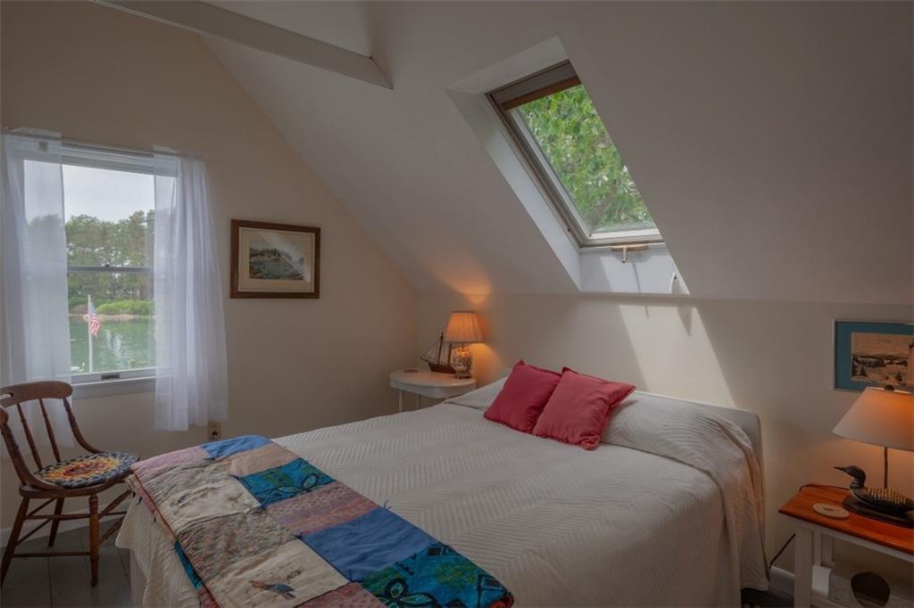 24 Chandler Road Boothbay, ME 04537 - Photo 19 of 24 The fourth bedroom with skylight,...