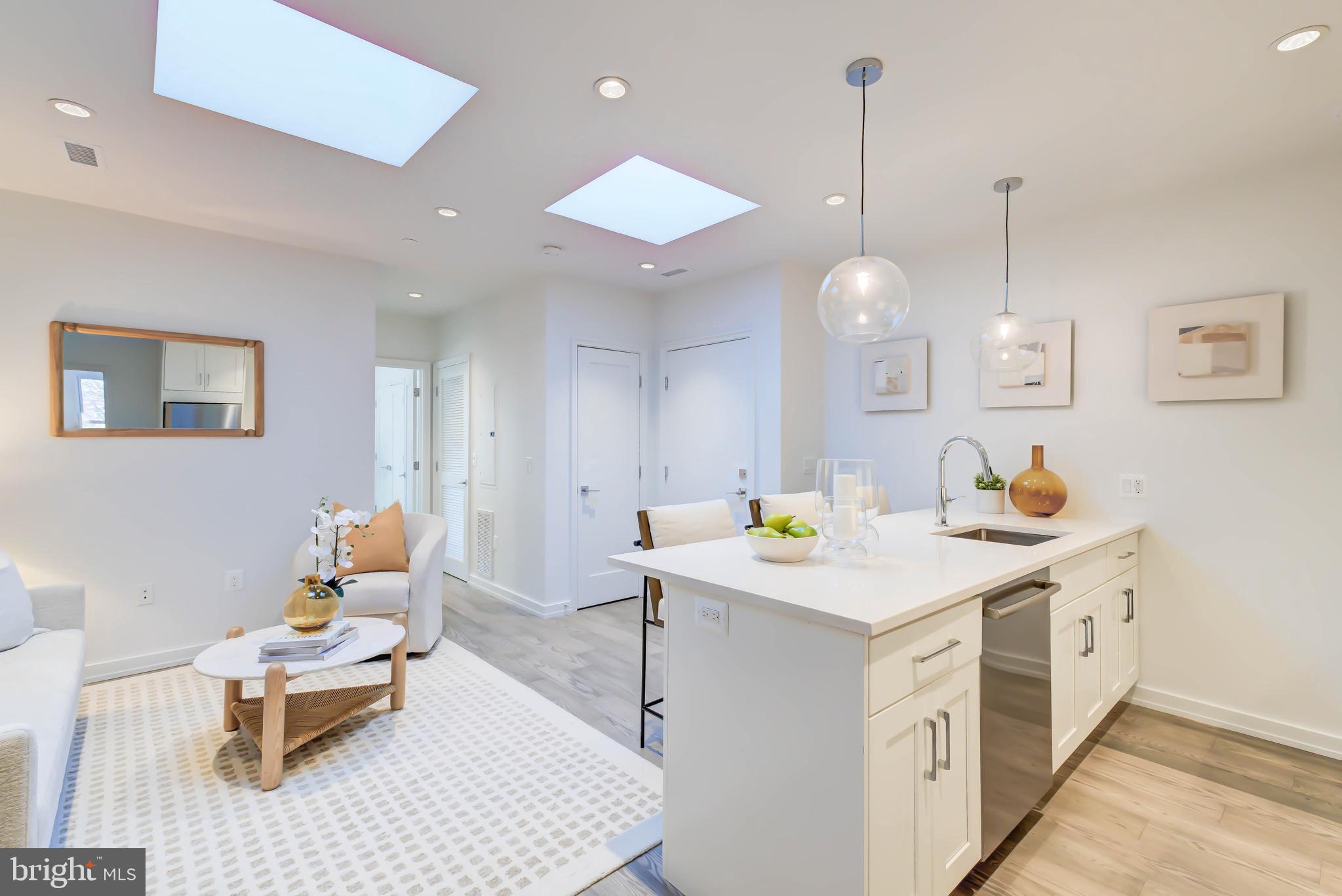 1357 Nicholson Street Northwest, Unit 6 Washington, DC 20011 - Photo 7 of 31 Warm White Oak Flooring