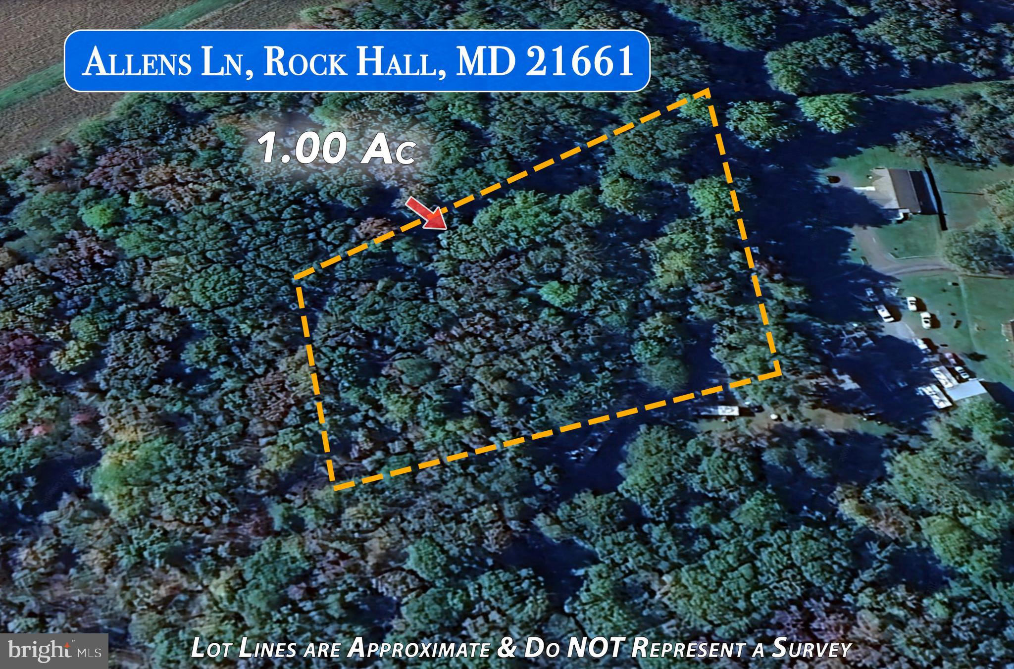 Allens Lane Rock Hall, MD 21661 - Photo 14 of 21 a sign that is sitting in front of flowers