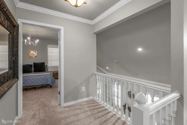 a view of entryway with livingroom