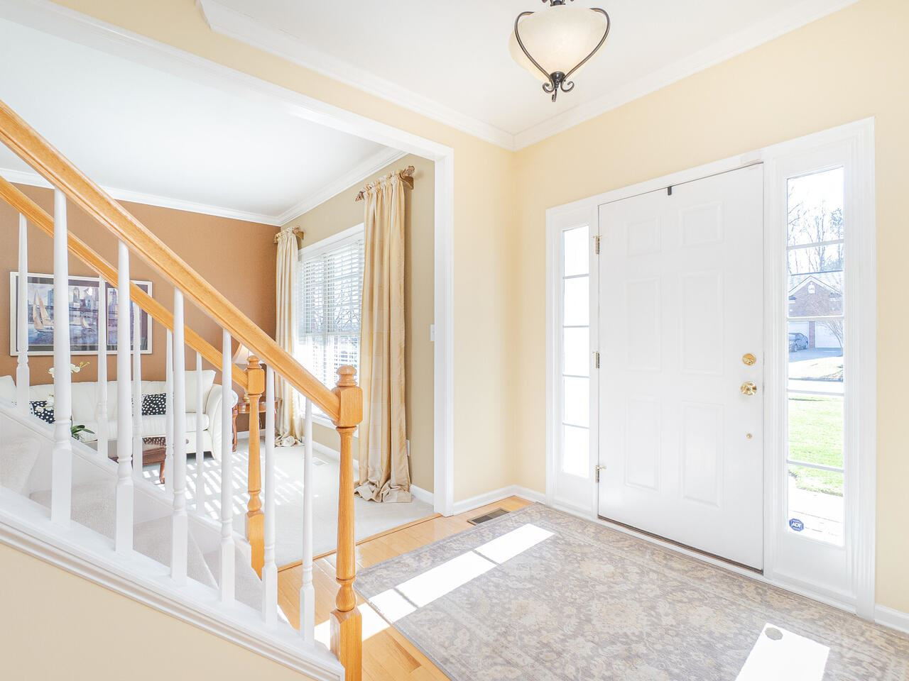 426 Seastone Street Raleigh, NC 27603 - Photo 4 of 30 a view of an entryway with staircase
