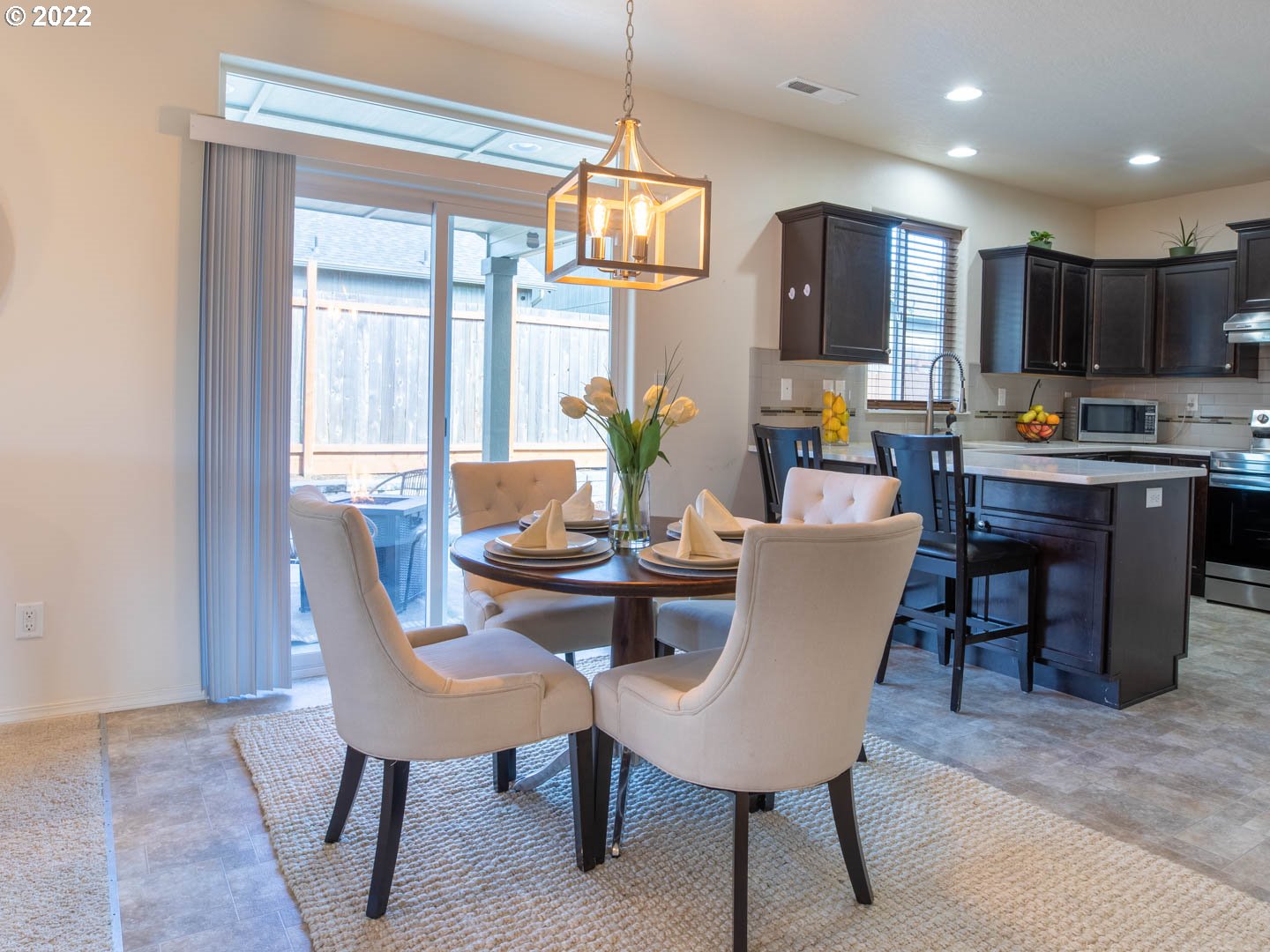 4664 Rocky Road Springfield, OR 97478 - Photo 5 of 21 a view of a dining room with furniture window and outside view