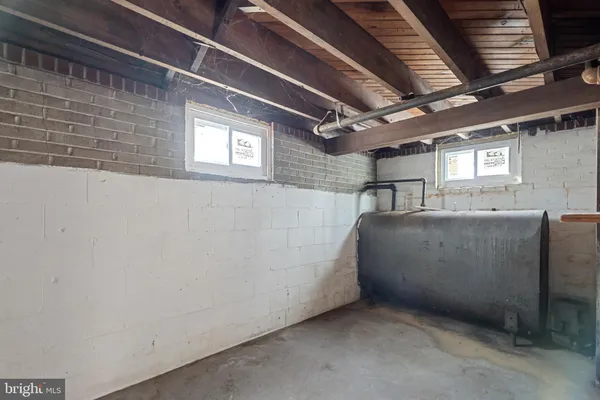 a view of a storage room