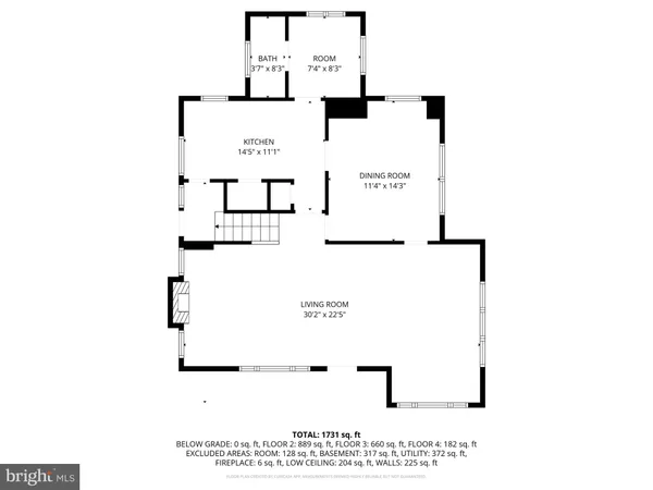 a picture of a bench in front of a white wall