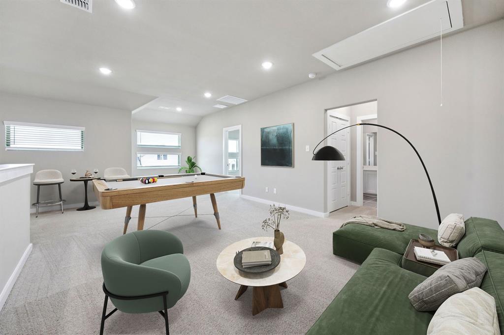 1216 Bellflower Road Lavon, TX 75166 - Photo 19 of 27 Game Room in the Mesquite home plan by Trophy Signature Homes – REPRESENTATIVE PHOTO