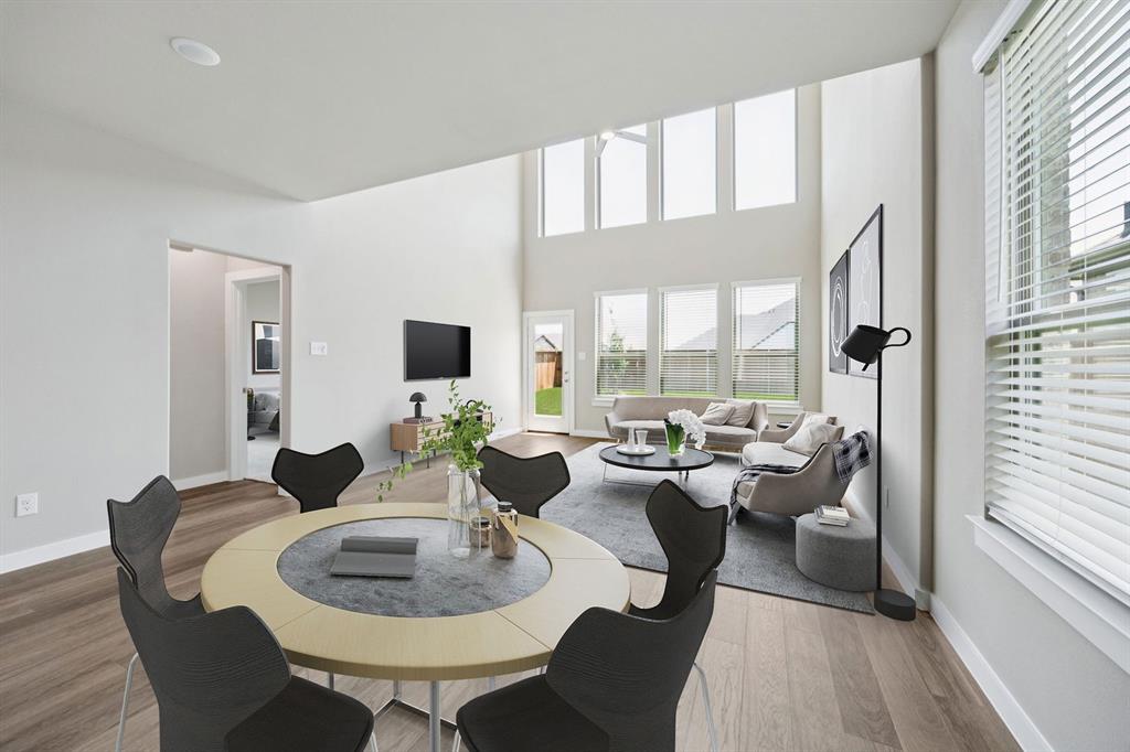 1216 Bellflower Road Lavon, TX 75166 - Photo 8 of 27 Open First Floor in the Mesquite home plan by Trophy Signature Homes – REPRESENTATIVE PHOTO