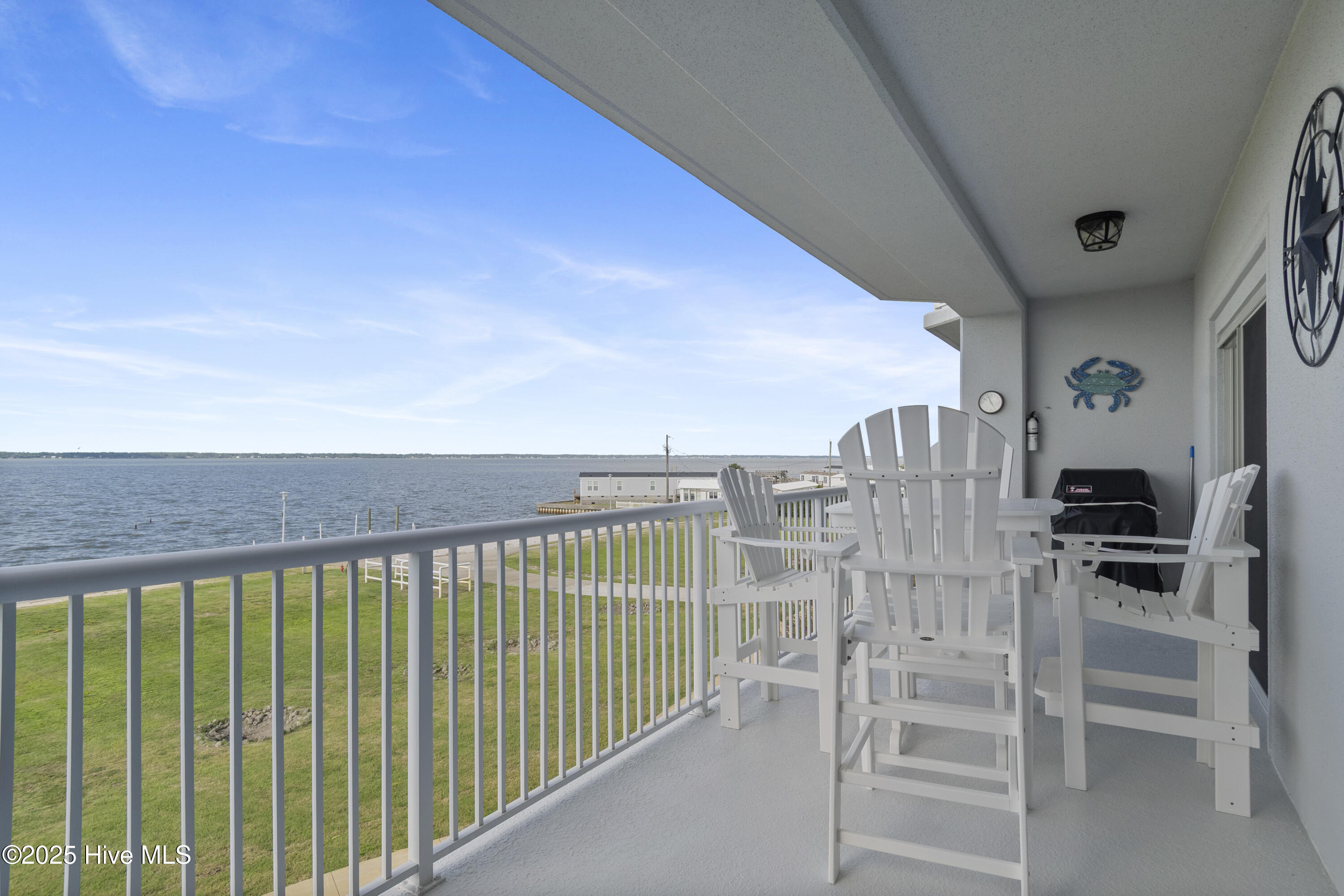 1550 Salter Path Road, Unit 103 Indian Beach, NC 28512 - Photo 55 of 105 Balcony with Sound Views