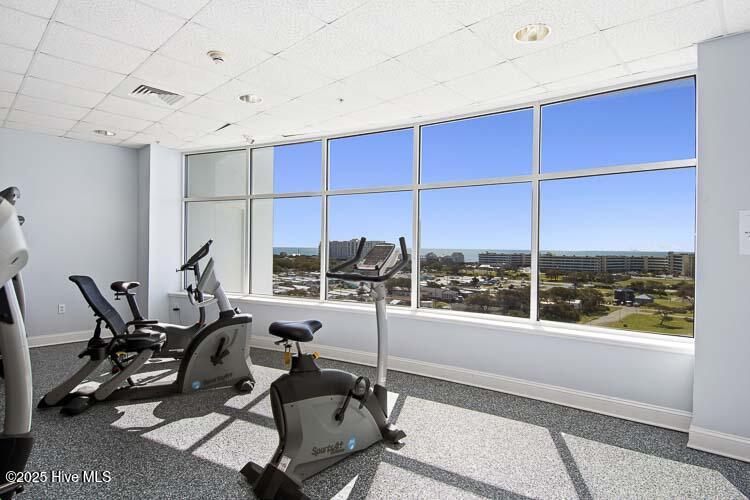1550 Salter Path Road, Unit 103 Indian Beach, NC 28512 - Photo 77 of 105 Fitness Center with Ocean Views