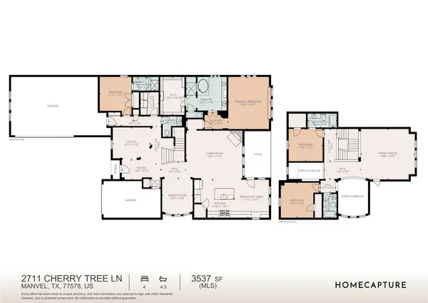 $625,000 | 2711 Cherry Tree Lane, Manvel, TX 77578