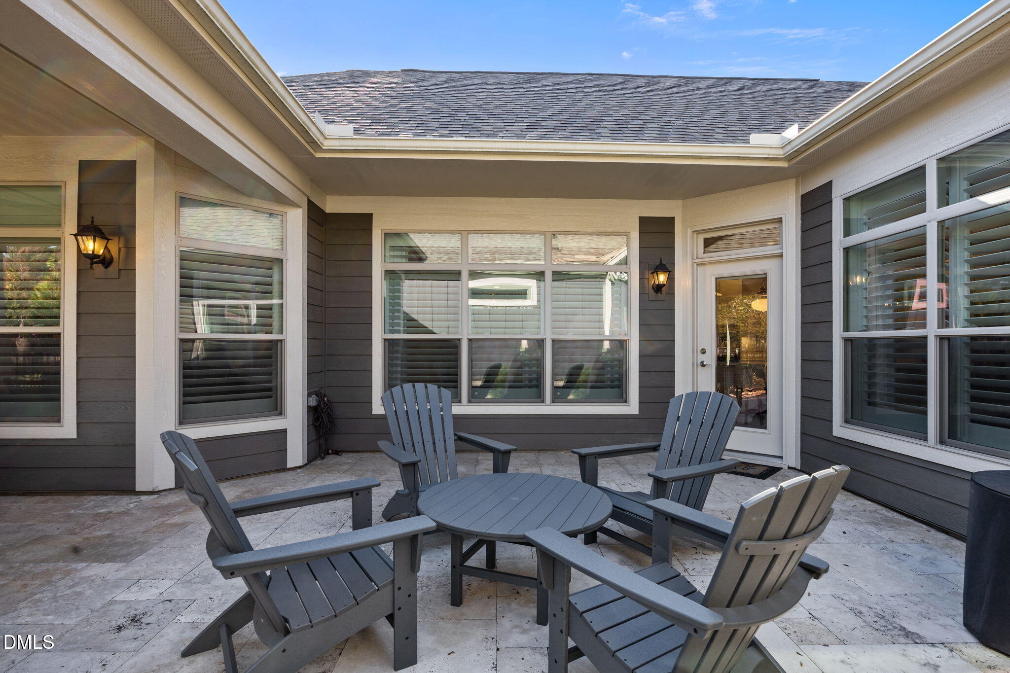 1405 Rich Inlet Cary, NC 27519 - Photo 29 of 44 a outdoor living space with patio furniture and a potted plant