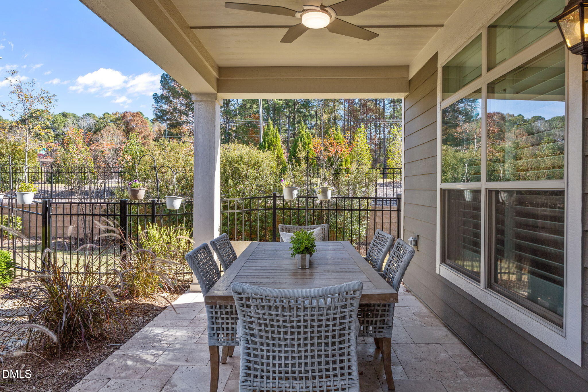 1405 Rich Inlet Cary, NC 27519 - Photo 31 of 44 a view of a patio with a table chairs and a table