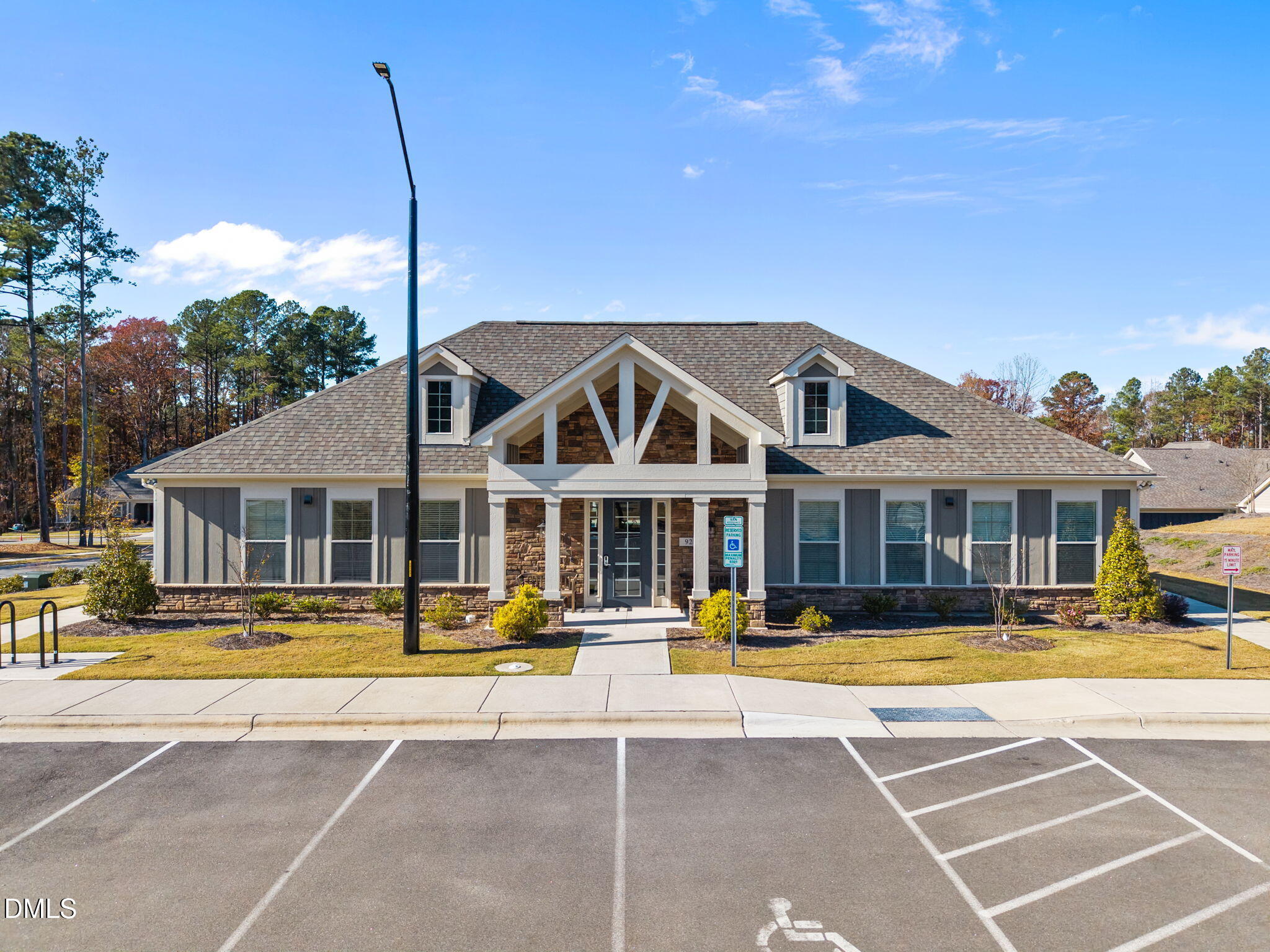 1405 Rich Inlet Cary, NC 27519 - Photo 37 of 44 a front view of a building with swimming pool and chairs