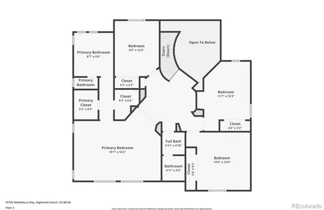 $835,000 | 10726 Middlebury Way, Highlands Ranch, CO 80126