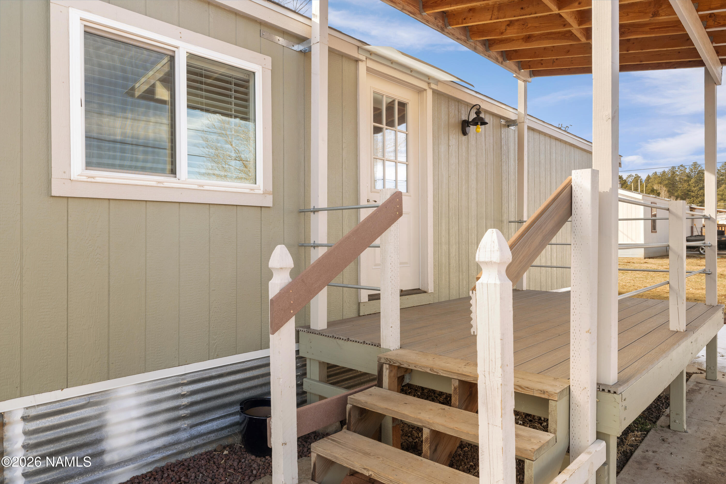 4805 South Thorn Road, Unit 8 Flagstaff, AZ 86005 - Photo 5 of 38 Composite Decking front Porch