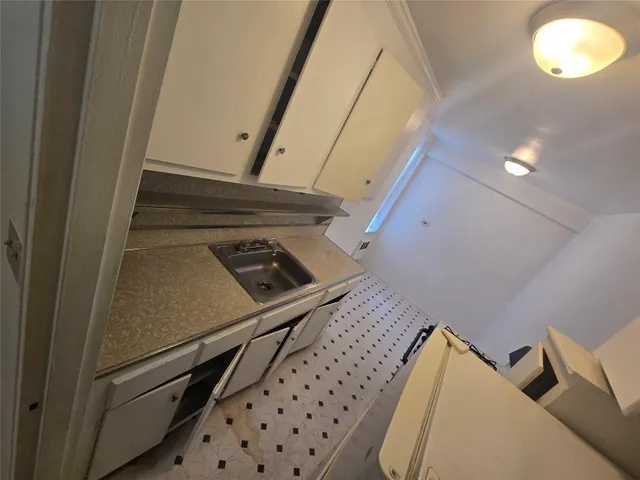 a view of a closet area