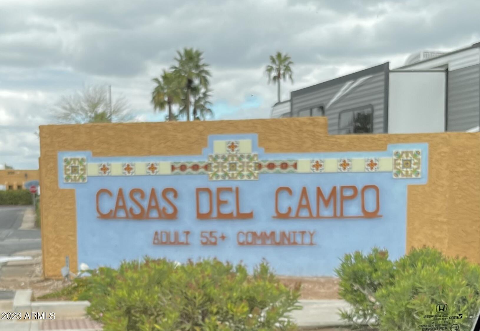 200 East Knox Road, Unit 34 Chandler, AZ 85225 - Photo 27 of 33 CASAS DEL CAMPO SIGN