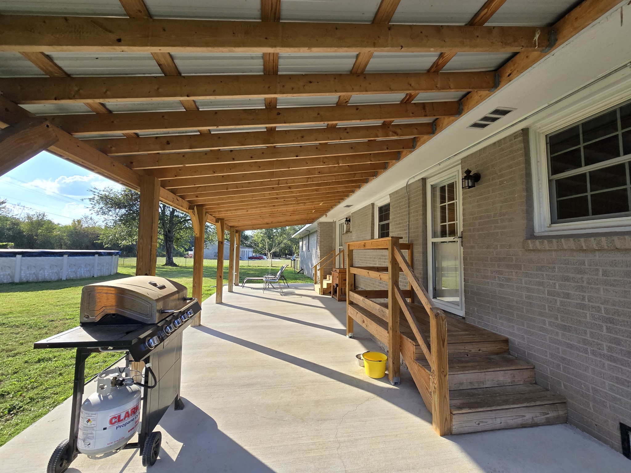 10831 Old Tullahoma Road Tullahoma, TN 37388 - Photo 18 of 25 a view of a porch with furniture and a yard