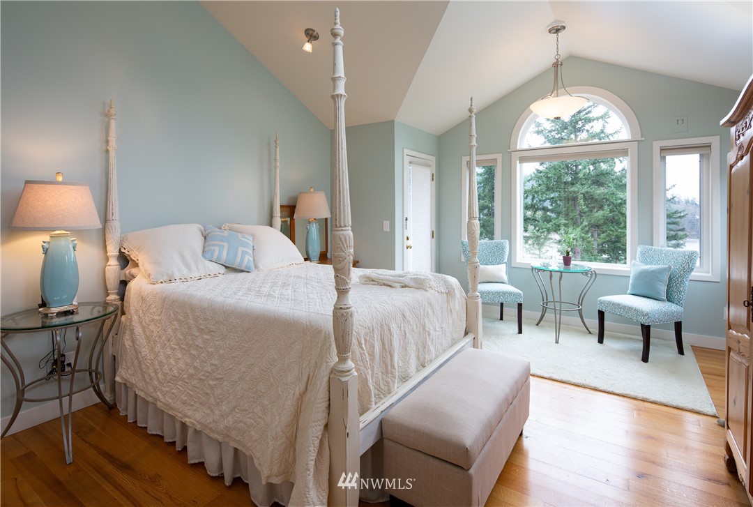 220 Sea Pines Road Bellingham, WA 98229 - Photo 13 of 40 a bedroom with a bed and a large window