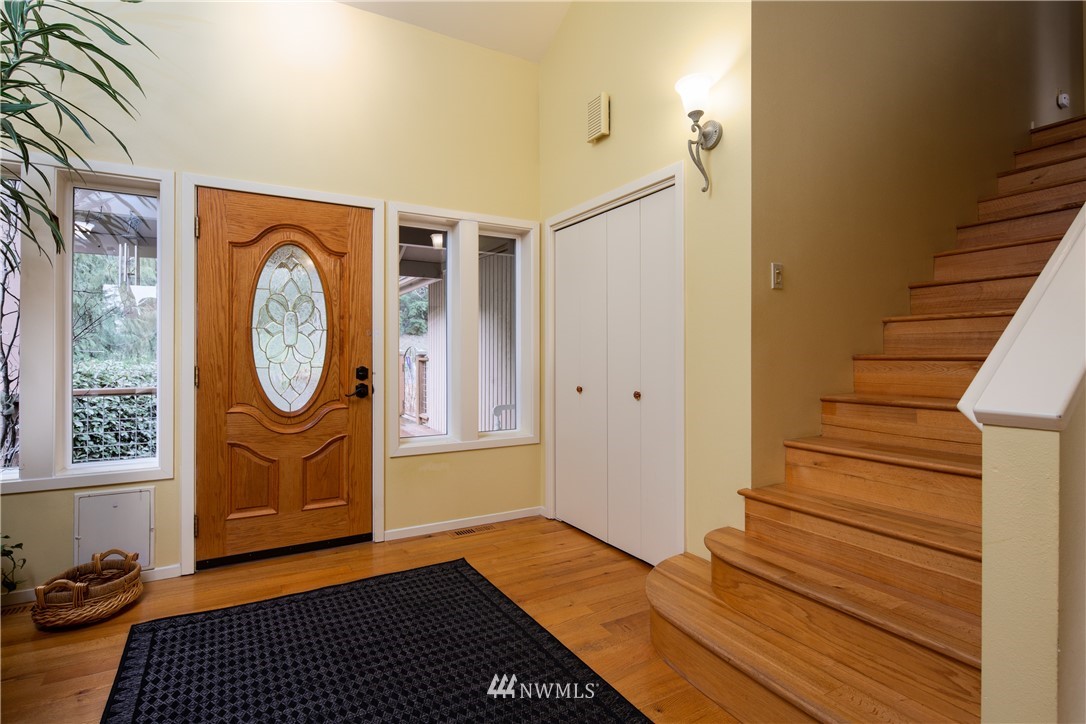 220 Sea Pines Road Bellingham, WA 98229 - Photo 3 of 40 a view of an entryway with wooden floor