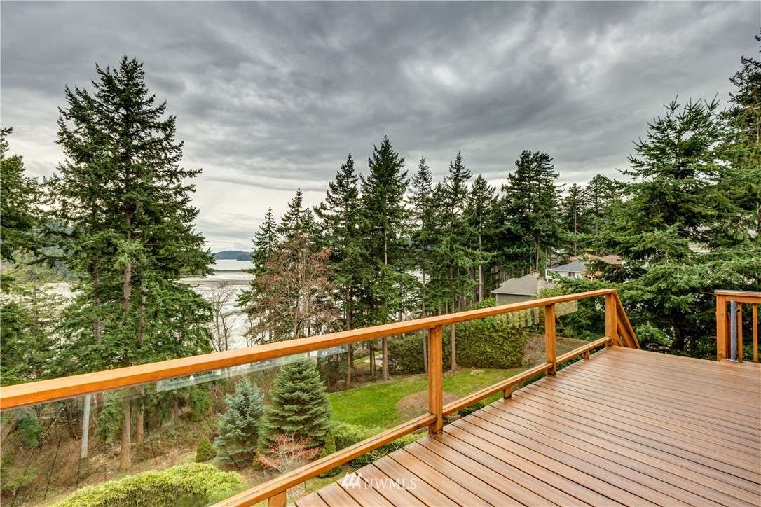 220 Sea Pines Road Bellingham, WA 98229 - Photo 32 of 40 a view of balcony with trees