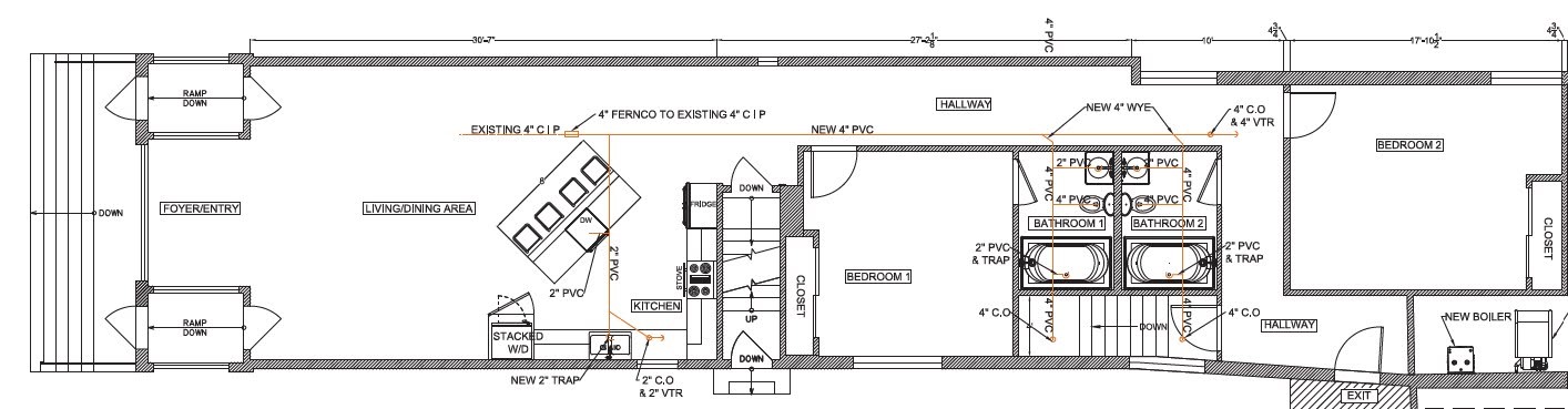 114 Field Street Rochester, NY 14620 - Photo 50 of 50 Plans for Bakery area- for loft style unit.