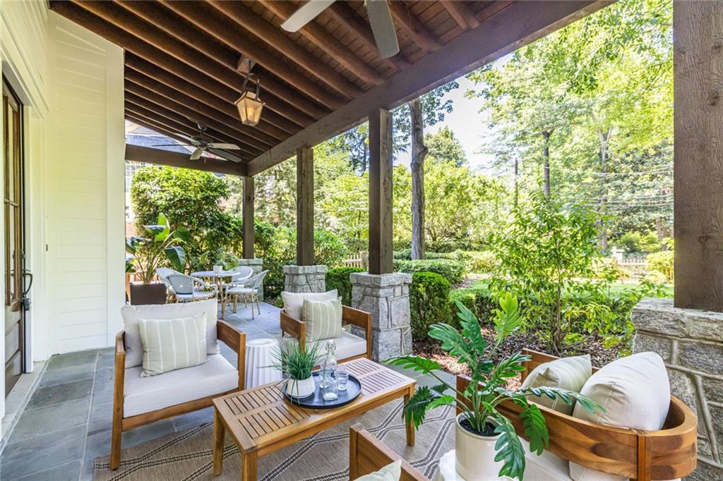 538 Ansley Street Decatur, GA 30030 - Photo 4 of 73 a outdoor living space with furniture and garden view