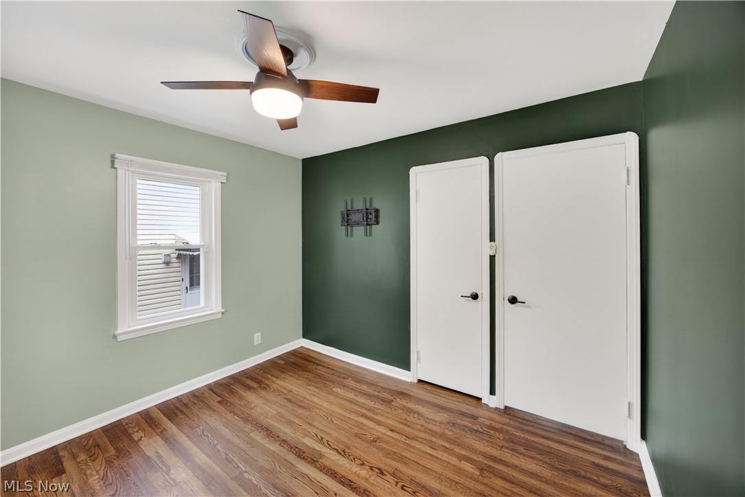 4186 Lambert Road South Euclid, OH 44121 - Photo 15 of 36 The Main Bedroom with hardwood floor and closet