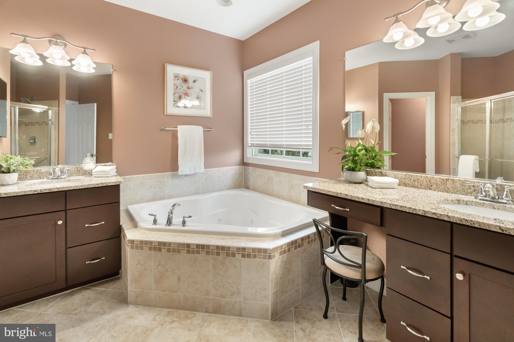 17914 Dr Walling Road Poolesville, MD 20837 - Photo 43 of 86 Owner's suite bath with soaking tub.