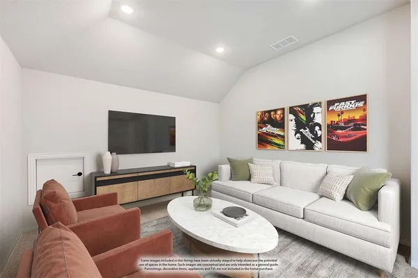 an empty room with a ceiling fan and window